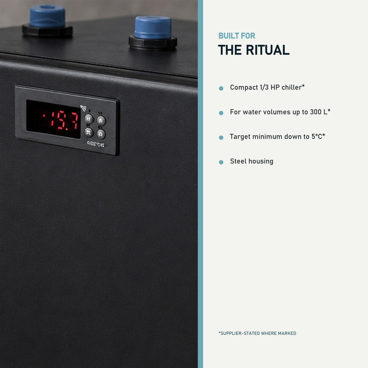 Surge Flow Compact Ice Bath Chiller feature