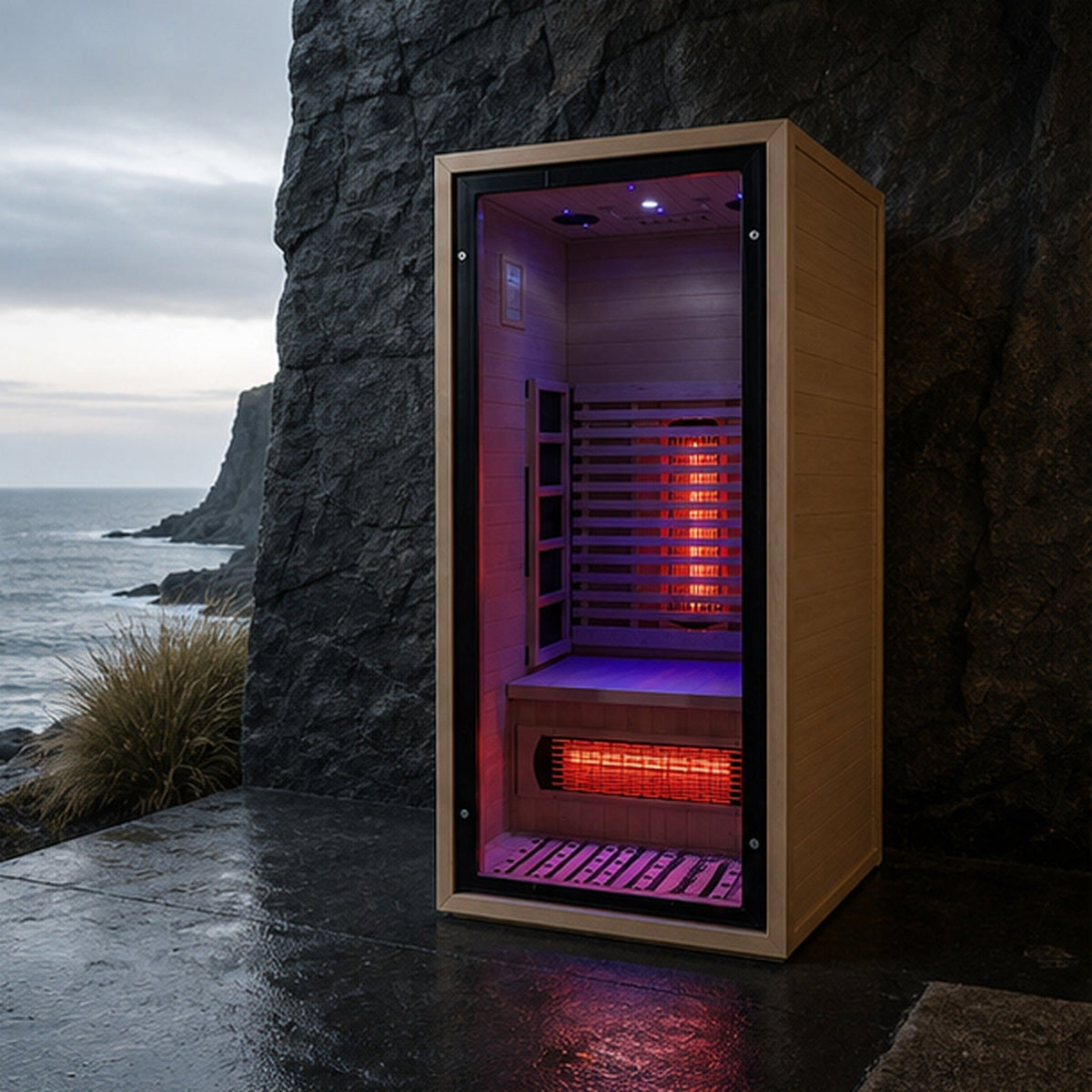 Still Halo Full-Spectrum Infrared Sauna | 1 Person — clean product shot