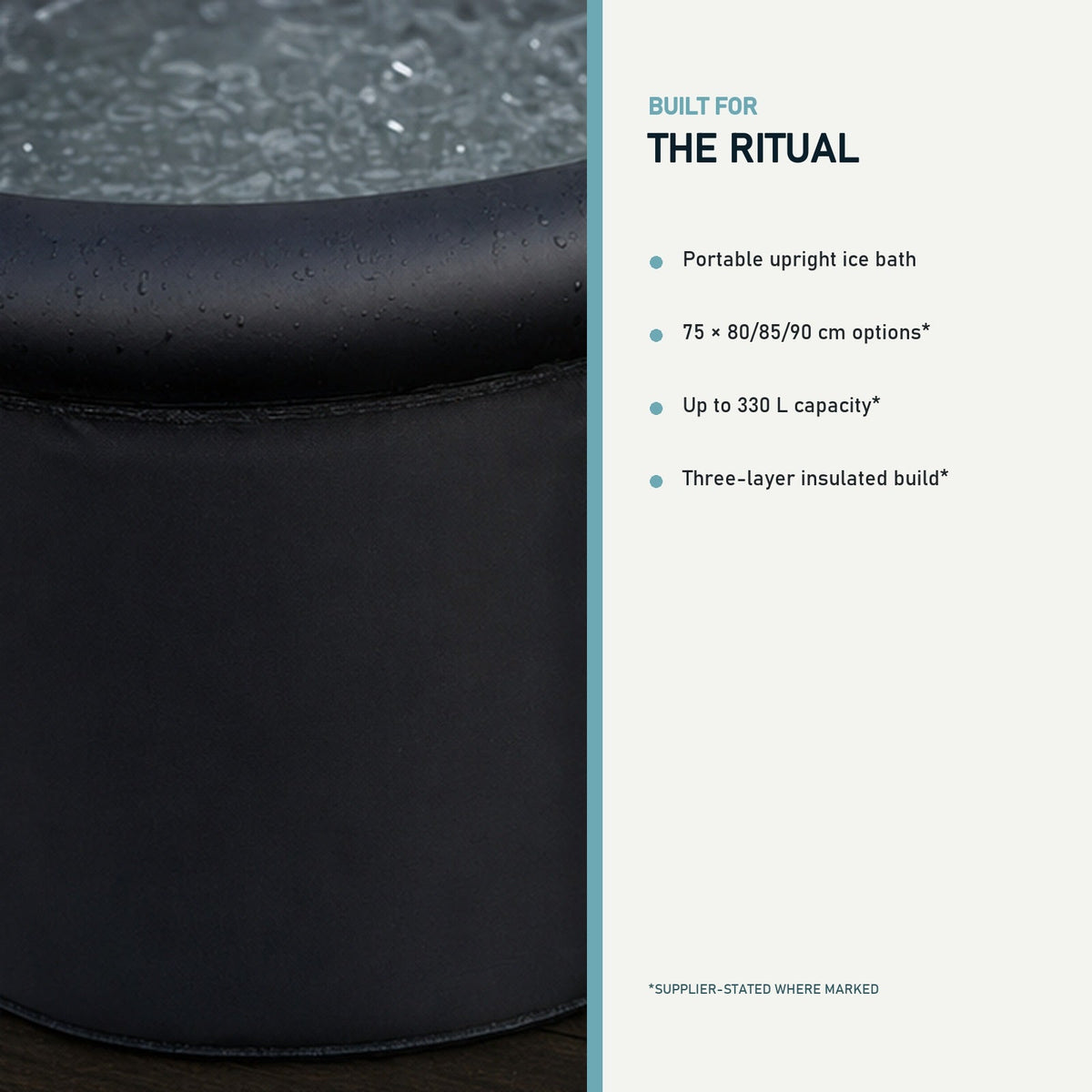 Surge Pulse Portable Ice Bath | Up to 330L feature
