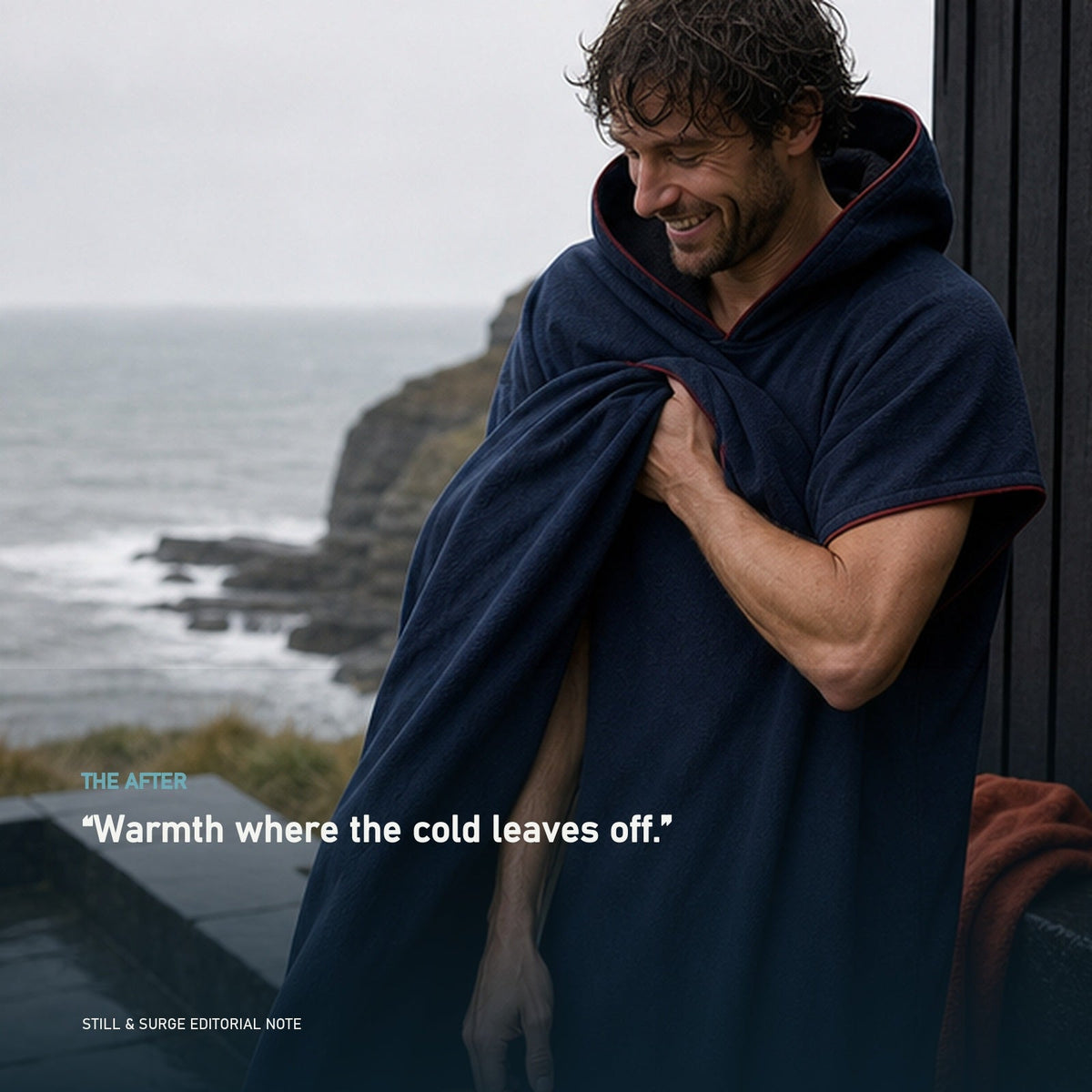 Surge Shelter Quick-Dry Changing Robe — lifestyle outcome