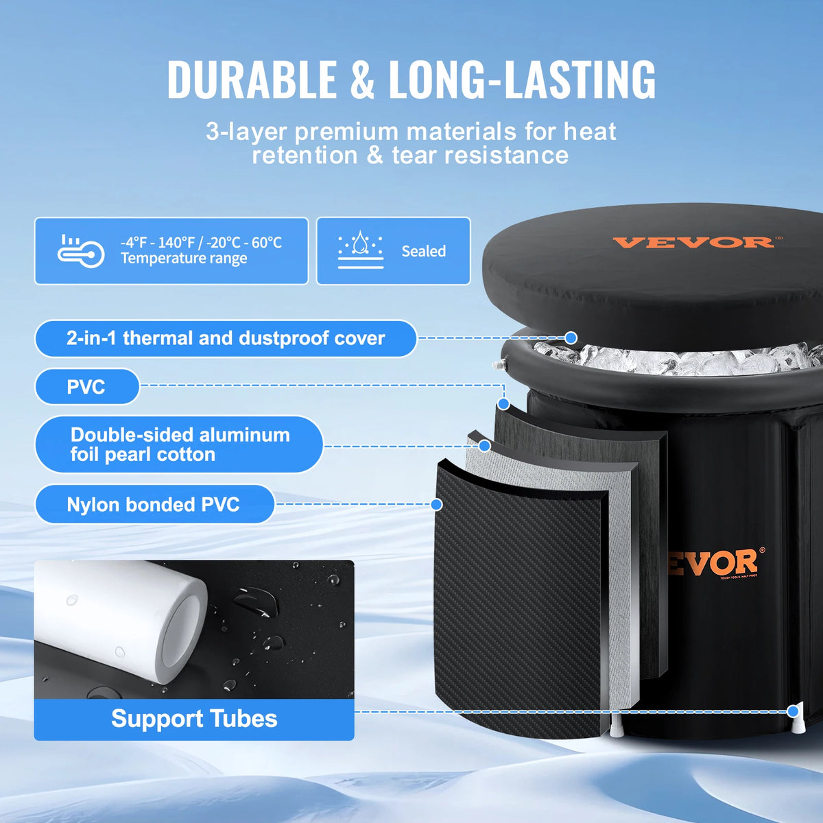 Surge Pulse Portable Ice Bath | Up to 330L