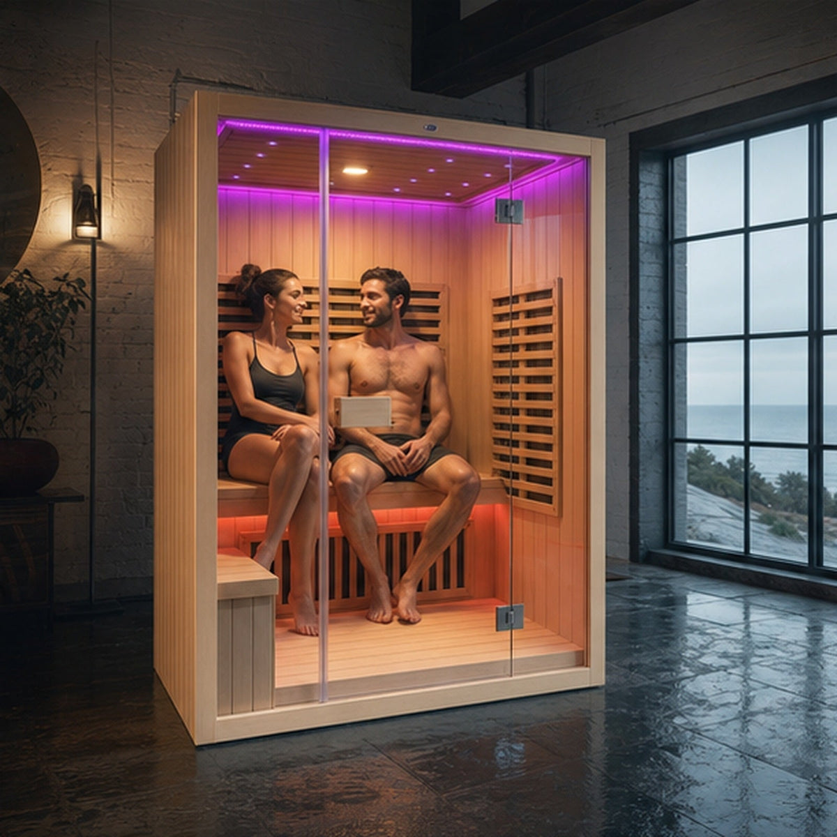 Still Alcove Indoor Infrared Sauna | 1–3 Person — British coastal lifestyle