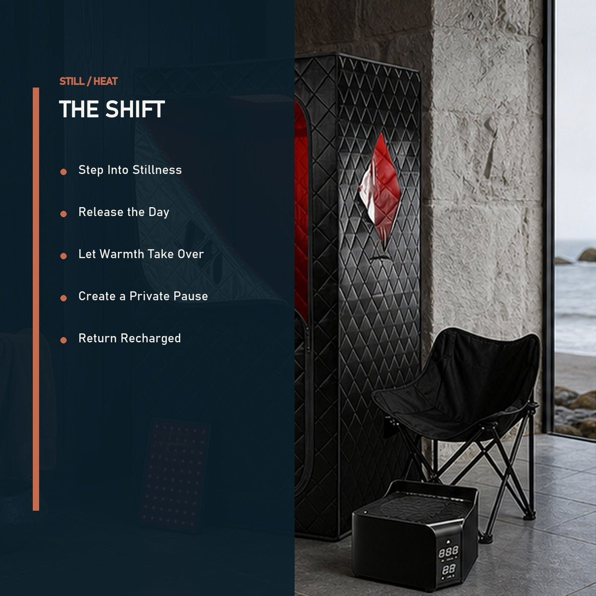 Still Enclave Portable Infrared & Red-Light Sauna benefit