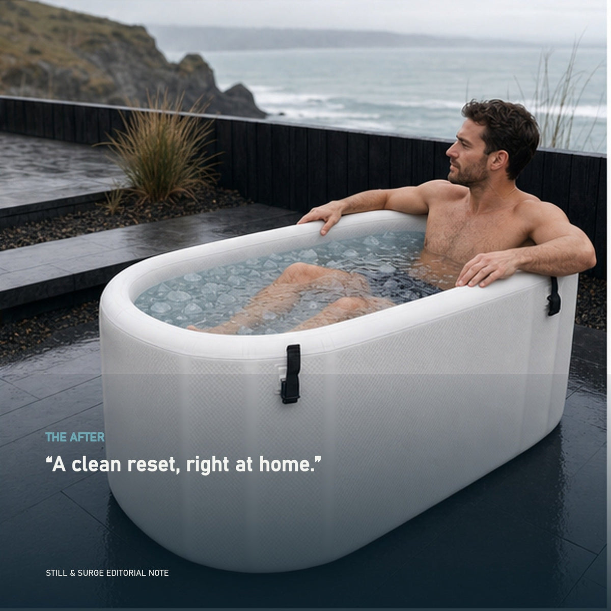 Surge Reach Inflatable Ice Bath | 1–2 Person — lifestyle outcome