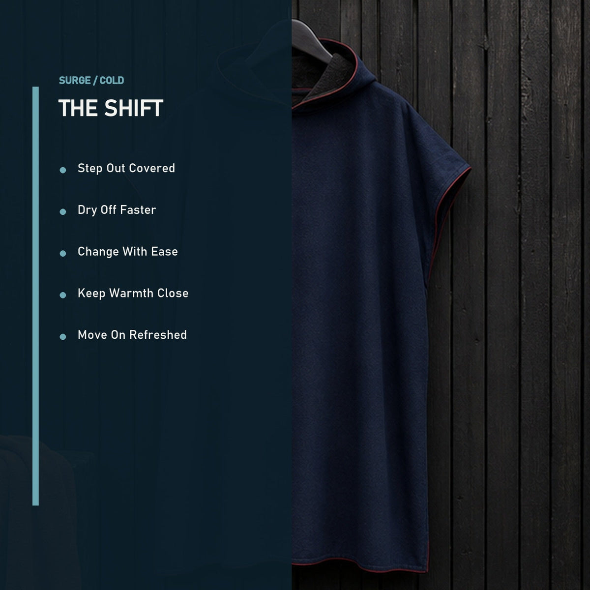 Surge Shelter Quick-Dry Changing Robe — outcome benefits, corrected aspect ratio